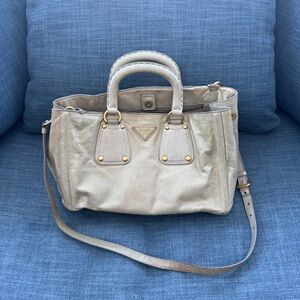 Prada Vitello Shine Nube Leather Satchel